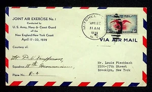 1939 D. H. Kauffman Original Autograph On Cover 18th Reconnaissance R-4 - Picture 1 of 1