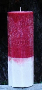 300hr 1.5kg PASSION FLOWER Spiral Hexagon STRONG SCENTED HUGE CENTREPIECE CANDLE - Picture 1 of 10