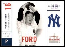 2001 Upper Deck Legends of New York Whitey Ford New York Yankees #123