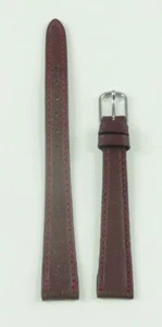 Watch strap watch strap replacement strap alternating arm. Leather Embossing Red Brown 14mm. - Picture 1 of 1
