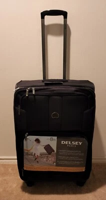 DELSEY Paris Sky Max Softside Expandable25" Spinner Wheels Black - Image 1 of 4