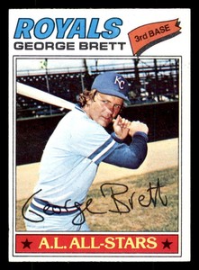 1977 Topps Baseball #580 George Brett EX *RC1