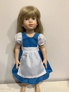 Passt schmal 18 Zoll Magic Attic oder Kidz n Cats Puppenkleidung Prairie Town nur Kleid - Bild 1 von 7