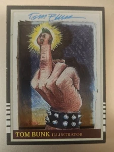 🔥Tom Bunk Custom Signed Card - 3D Cut Out By Local Artist - One Of A Kind🔥 - Picture 1 of 6