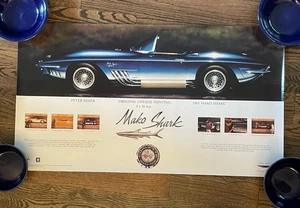 2004 Peter Maier GM Chevy Corvette Mako Shark General Motors Poster 20x36 - Picture 1 of 6