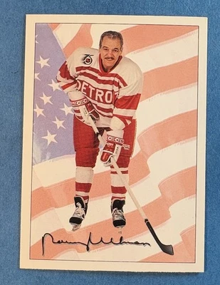 1992 ULTIMATE #78 NORM ULLMAN DETROIT RED WINGS HOF CHECKLIST NHL - Image 1 of 2