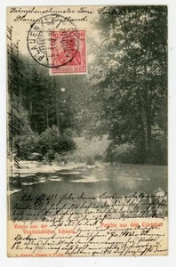 Fotografía de colección de 1902 postal Alemania lago Plauen Vogtland publicada en Estados Unidos - Imagen 1 de 2