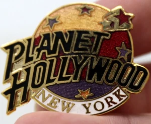 Unbenutzte Planet Hollywood New York Button Pin - Bild 1 von 4