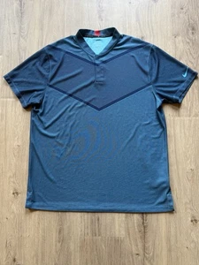 Nike Tiger Woods Collection Polo Shirt Sz XL Blue Blade Golf Sports CT3797-486 - Picture 1 of 9