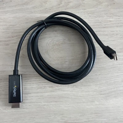 StarTech MDP2HDMM1MB Mini DisplayPort to HDMI Converter Cable - 3 ft. (1m) - mDP - Image 1 of 4
