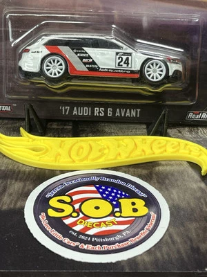 Audi RS 6 Avant 2017 Hot Wheels Forza Real Riders 1:64 sellado usado casi nuevo estado Foto 1 de 4
