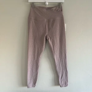 Beyond Yoga Spacedye High Waisted Crossover Leggings L Chai Pink Stretch - Picture 1 of 8