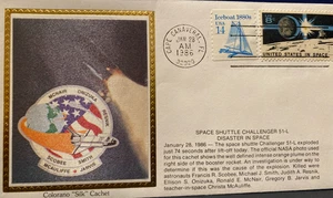 CHALLENGER STS-51-L SPACE  DISASTER -COLORADO CACHET- CAPE CANAVERAL 28 JAN 1986 - Picture 1 of 4