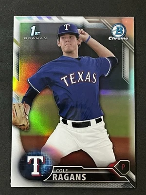 Cole Ragans 1st 2016 Bowman Chrome Refractor #BDC-64  (RC) - Image 1 of 2