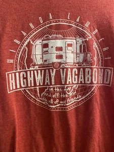 Womens Red Tee T Shirt S Small Miranda Lambert Highway Vagabond Tour - Picture 1 of 10