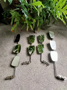 Vintage Lambretta Vespa/Scooter Clamp On Mirror mirrors One Broken - Picture 1 of 7