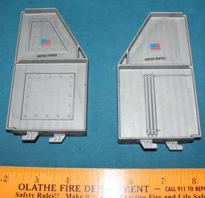 GI JOE 1983 Headquarters Command Center Side Walls - parts pieces - Picture 1 of 2