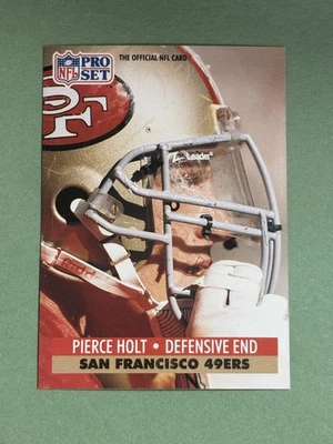 Pierce Holt 1991 Pro Set San Francisco 49ers #292 CC454 - Image 1 of 2