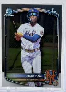 2025 Bowman Chrome #BCP-155 Elian Pena Bowman 1st - Picture 1 of 2