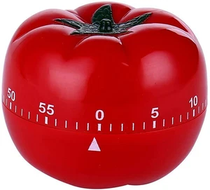 Tomato Timers 60 Minutes Kitchen Cooking Timer Clock Mechanical Timer - Picture 1 of 7