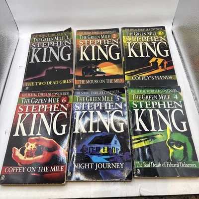 The Green Mile Full Book Series 1-6 By Stephen King - Paperback Series - Image 1 of 4