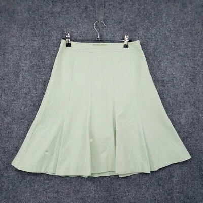 Falda Naf Naf Mujer L Grande Verde Rayas Mini Línea A Caja Plisada Forrada Elastizada Foto 1 de 4
