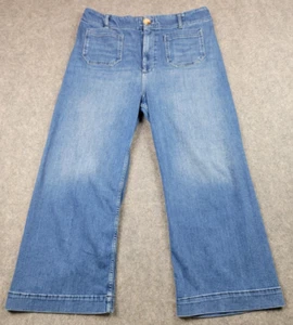 Maeve Anthropologie Colette Jeans Damen 32 Cropped High Rise Wide Leg - Bild 1 von 20