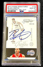 2012 Panini PSA 10 GEM MINT Signatures DIE-CUT Blake Griffin #D SP /25 AUTO G586
