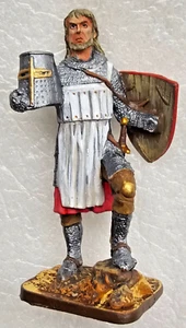 TIN SOLDIERS 54 MM MEDIEVAL KNIGHT, Teutonic Knight, 13 C. NEW - Picture 1 of 3