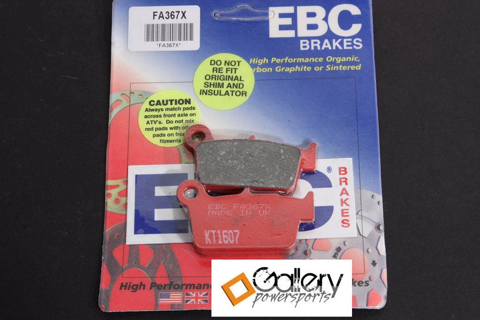 YAMAHA YZ125 03-07 EBC X-SERIES CARBON REAR BRAKE PADS - Image 1 of 1