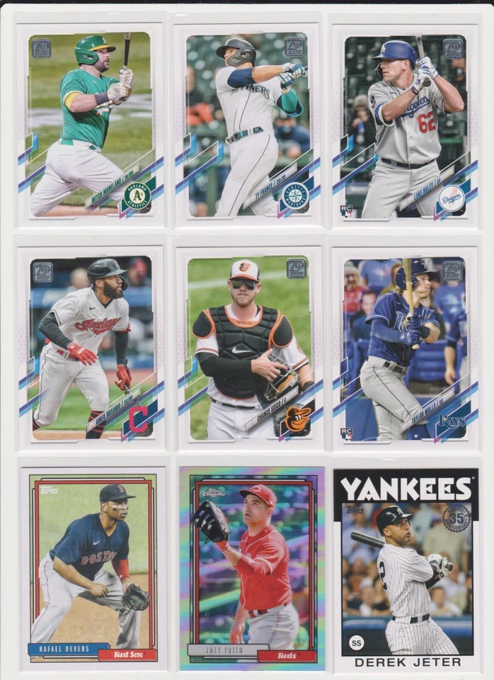 2021 Topps Update Baseball you pick base stars RC rookie insert Hall Of Famer NM - Image 1 of 1