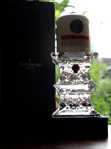 Waterford Crystal BAMBOO 5.5" Pillar Candleholder Mint in Box, Rare - Picture 1 of 8
