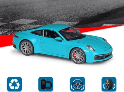 ####1/24 Porsche 911 Carrera 4S Azul AU Envío Welly############################## Foto 1 de 4