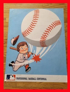 Poster pubblicitario centenario della zuppa di Campbell MLB Major League Baseball - Foto 1 di 2