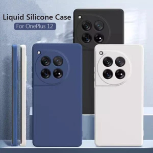 Funda blanda de silicona líquida a prueba de golpes para OnePlus 12 One - Imagen 1 de 13
