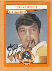 Steve Kiner Tennessee Volunteers AUTO Signed 1990 Card Dallas Cowboys - Picture 1 of 2
