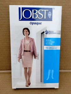 Medias de compresión Jobst opacas 15-20 mmHg XL opacas miel punta cerrada  - Imagen 1 de 5