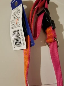 NEW Lupine Pet Club 3/4 " djustable Dog Collar Sunset Orange 13"-22" size Medium - Picture 1 of 3