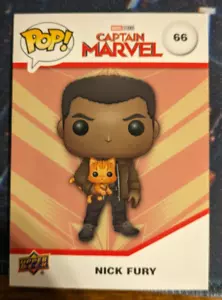 Upper Deck Funko Marvel - Captain Marvel - Nick Fury #66 - Picture 1 of 2