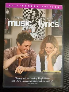 Music and Lyrics (DVD, 2007, Full Screen) Hugh Grant & Drew Barrymore - Picture 1 of 2