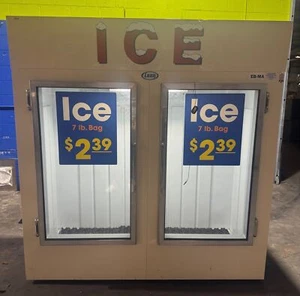 2021 LEER L060UAGP 73" TWO DOOR INDOOR ICE MERCHANDISER - Picture 1 of 12