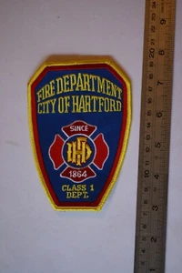 Parche del Departamento de Bomberos de la Ciudad de Hartford, Connecticut - Imagen 1 de 2