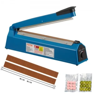 VEVOR 12-Inch Manual Impulse Sealer with Adjustable Heat and Extra Kit - Picture 1 of 12