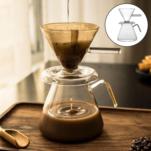 Coffee Maker High-Temperature Resistant Glass Coffee Drip Brewing Pot Household Photo Related