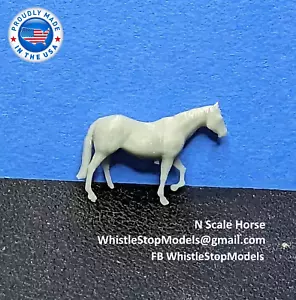 N Scale set of 8 Horses - Picture 1 of 5