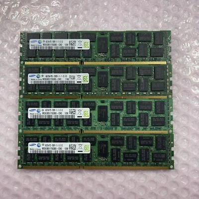 Samsung 16GB (4GB X 4) 1Rx4 PC3-12800R MEMORY  (1x4GB) M393B52170GB0-CK0 E2-03 - Image 1 of 2
