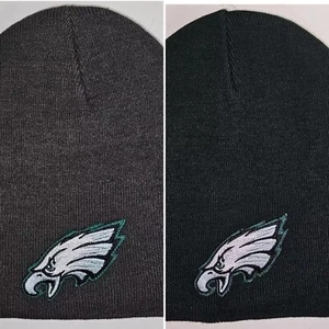 Philadelphia Eagles Beanie 🏈Knit Hat  🏈CLASSIC NFL PATCH/LOGO 🏈GO EAGLES🏈NWT - Picture 1 of 5