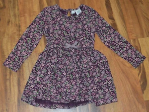 Joie Youth Girls Purple Floral Long Sleeve Fit & Flare Dress Size XS(4) - Picture 1 of 4