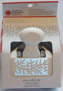 Martha Stewart PINO AGO TRIM punzone NUOVO bordo profondo punzone albero di Natale inverno - Foto 1 di 1