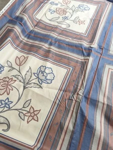 Vtg Atelier Originals Fabric Floral Panels 2.9 Yds W56 Quilt Pillow Squares - Picture 1 of 7